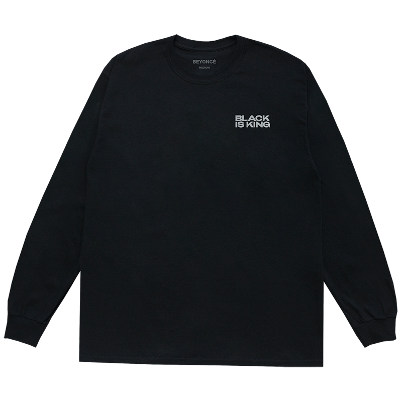 Beyonce BIK Silver Longsleeve Tee Black