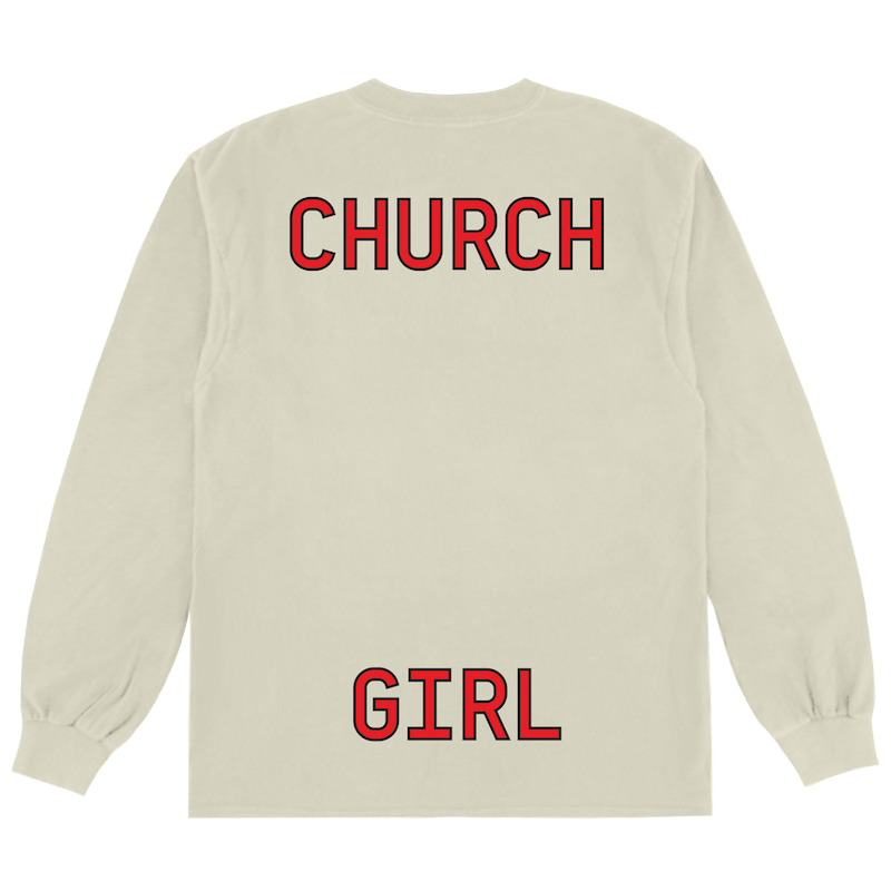 Beyonce Church Girl Longsleeve T-shirt Natural