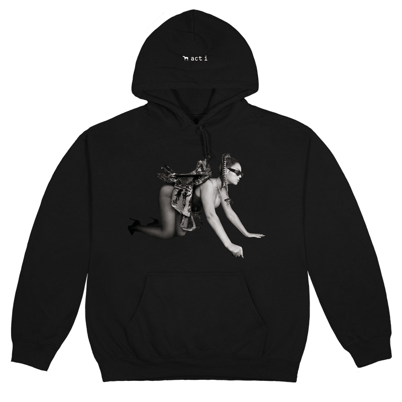 Beyonce Saddle Hoodie Black