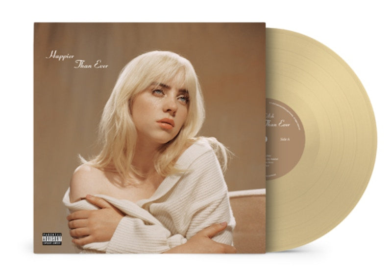 Billie Eilish Happier Than Ever LP Vinyl Golden Yellow