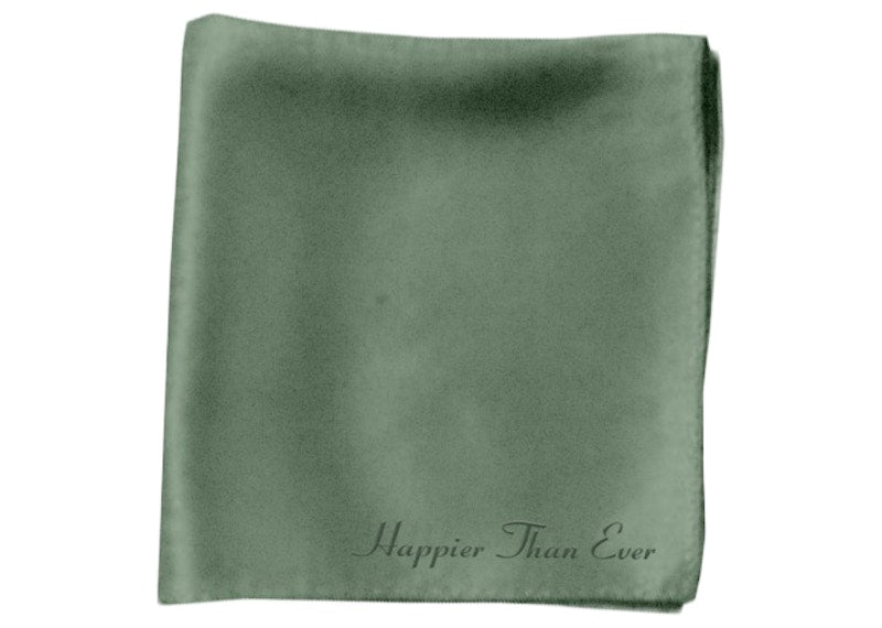 Billie Eilish Happier Than Ever Satin Bandana Green