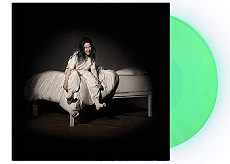 Billie Eilish When We All Fall Asleep, Where Do We Go? LP Vinyl Glow In The Dark Green