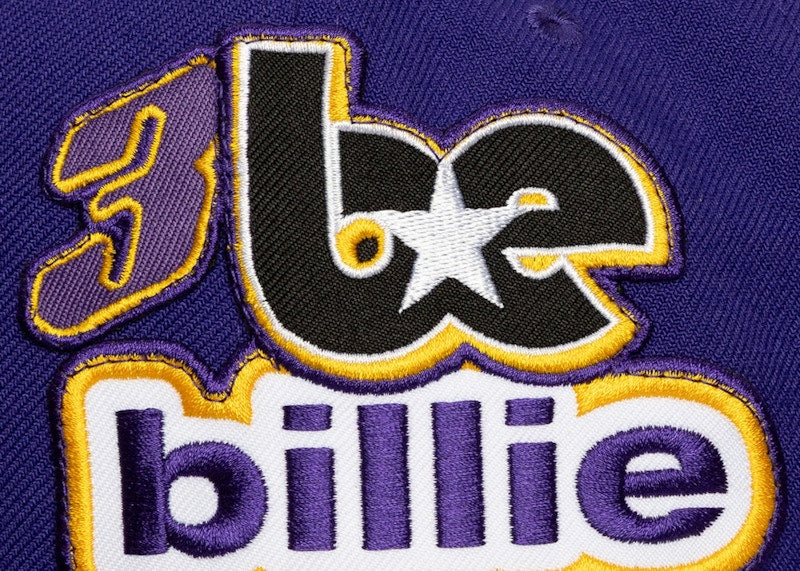 Billie Eilish x Mitchell & Ness Los Angeles Lakers NBA B.E. Patch Snapback Purple