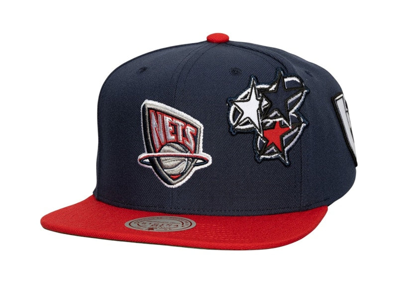 Billie Eilish x Mitchell & Ness New Jersey Nets NBA B.E. Patch Snapback Navy