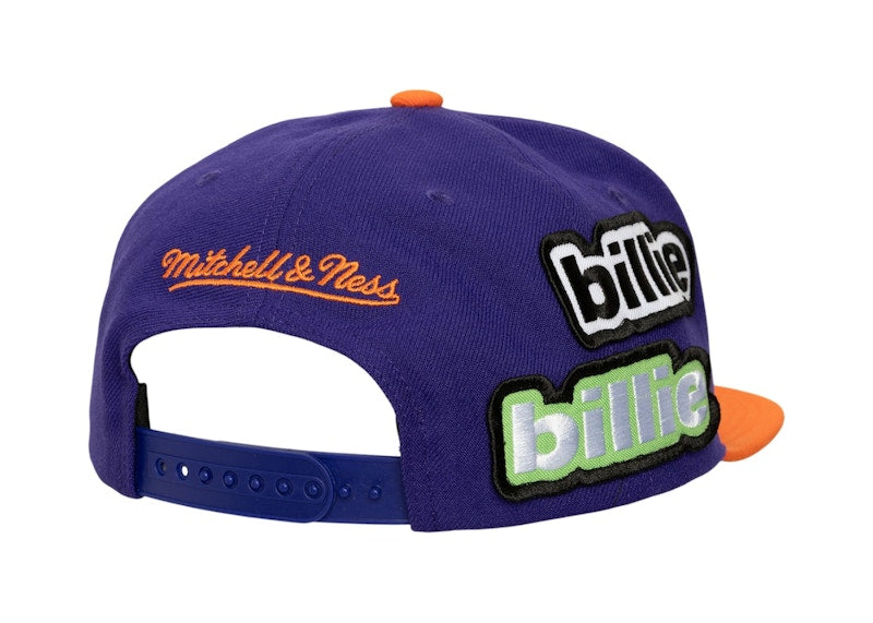 Billie Eilish x Mitchell & Ness Phoenix Suns NBA B.E. Patch Snapback Purple
