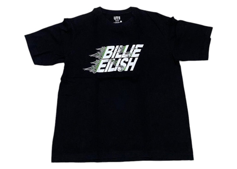 Billie Eilish x Takashi Murakami x Uniqlo Flame Tee Black