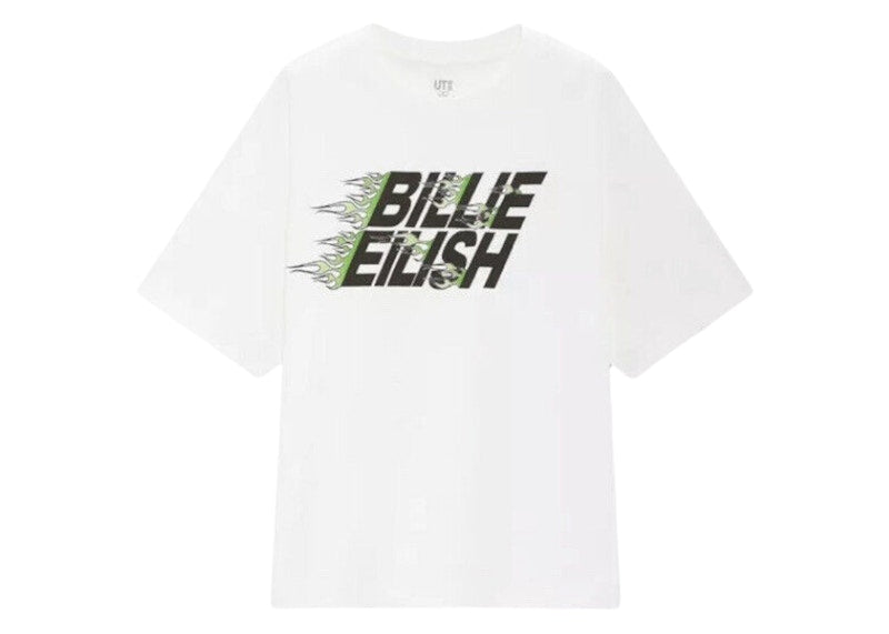 Billie Eilish x Takashi Murakami x Uniqlo Flame Tee White