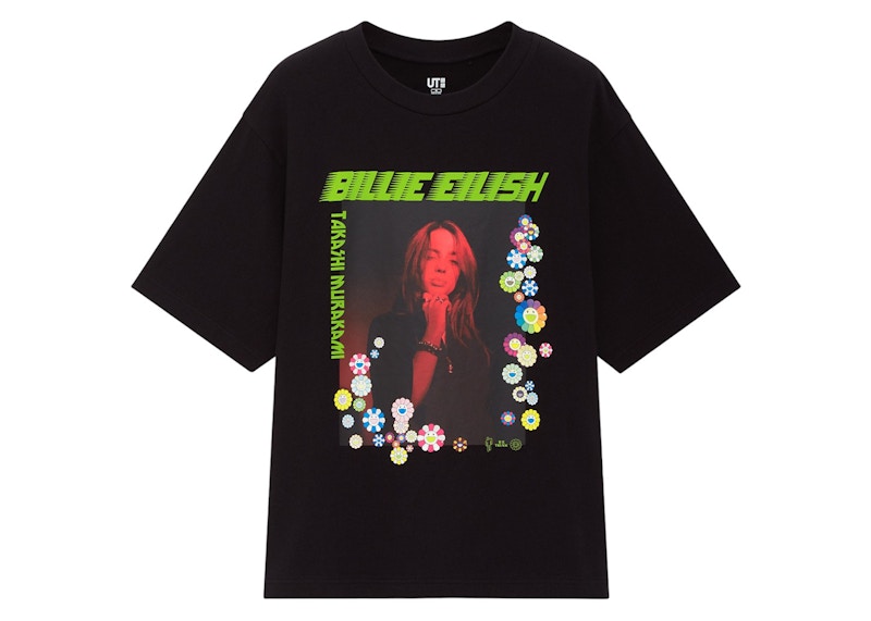 Billie Eilish x Takashi Murakami x Uniqlo Photo Tee (Asia Sizing) Black