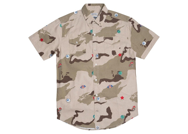 Billionaire Boys Club All Seeing Woven Shirt Camo/Smoke