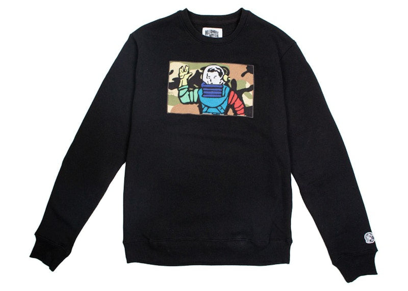 Billionaire Boys Club Astro Camo Crew Sweater Black