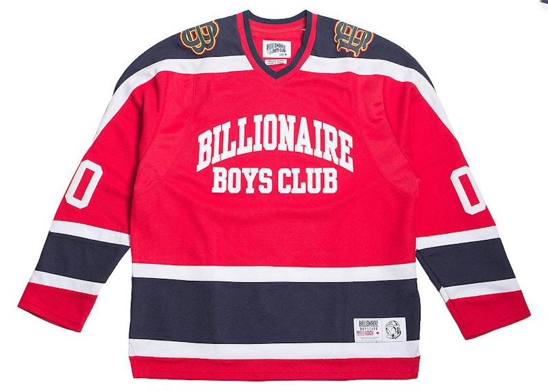 Billionaire Boys Club Don't Give A Puck Long Sleeve Knit Red