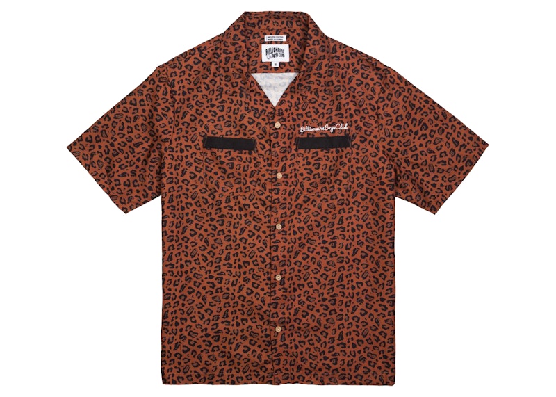 Billionaire Boys Club Leone Woven Shirt Brown/Cheetah