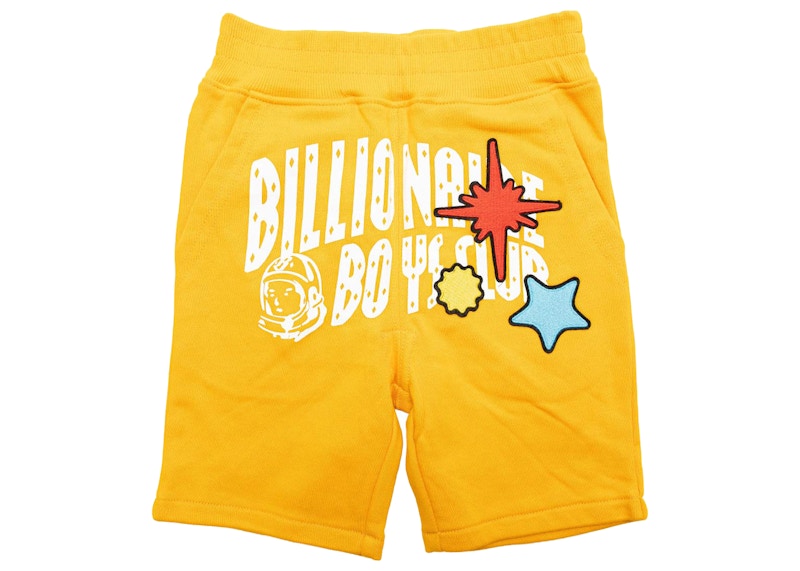 Billionaire Boys Club Little Kids Stars Shorts Yellow/Saffron