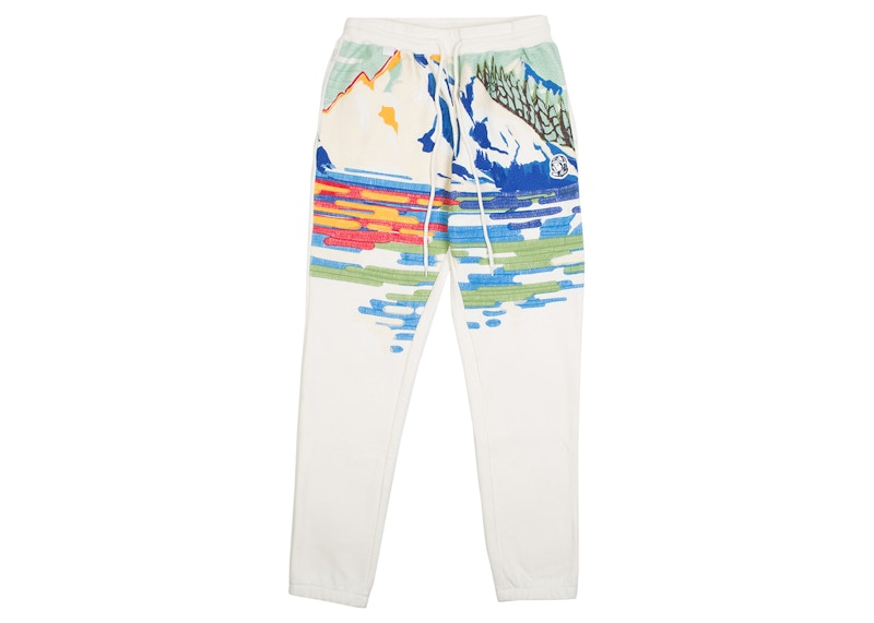 Billionaire Boys Club Waves Sweatpants White/Heather Grey