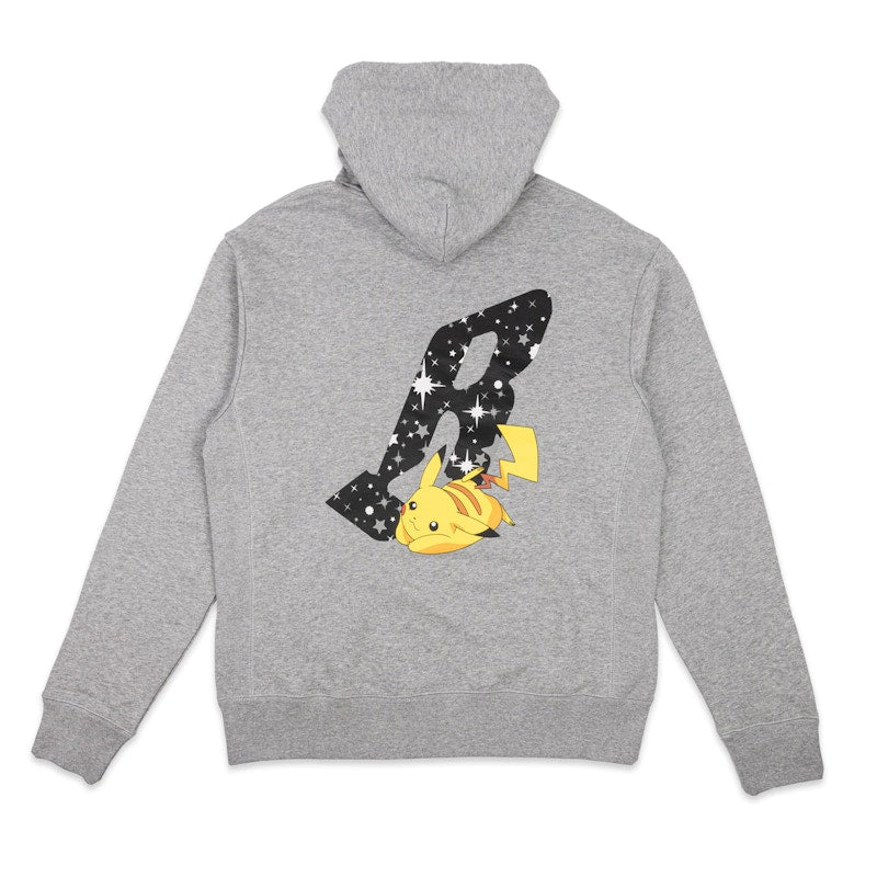 Billionaire Boys Club x Pokemon Pikachu Starfield Hoodie Heather Grey