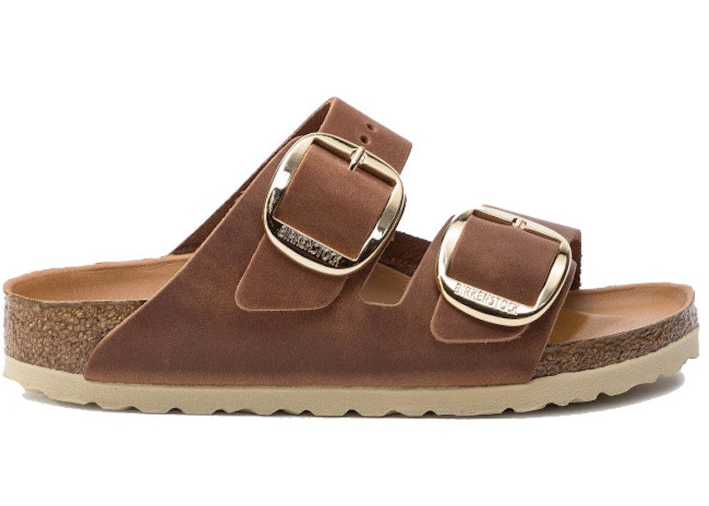 Birkenstock Arizona Big Buckle Oiled Leather Cognac (Women's)
