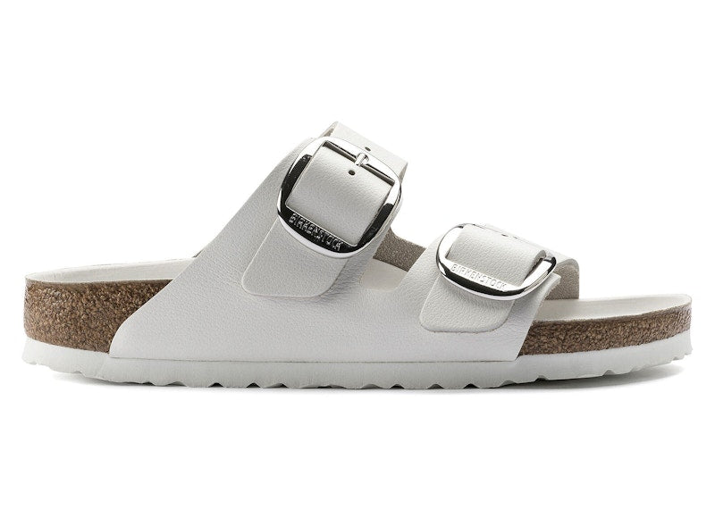 Birkenstock Arizona Big Buckle White Leather (Women's)