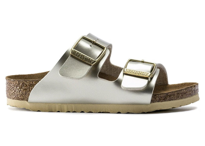 Birkenstock Arizona Birko-Flor Electric Metallic Gold (Kids)