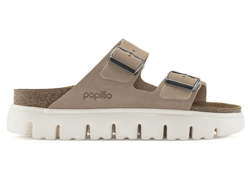 Birkenstock Arizona Chunky Suede Leather Warm Sand (Narrow Fit)