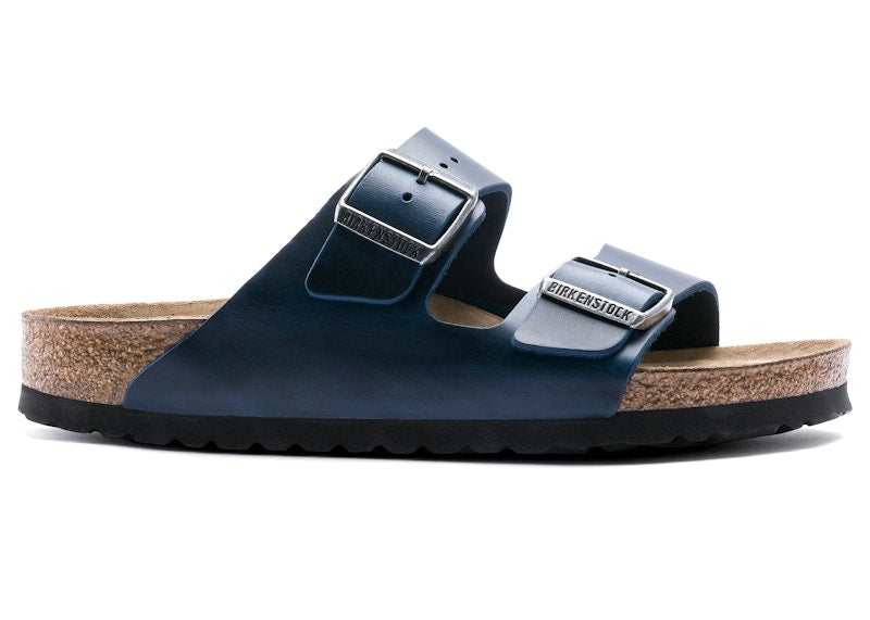 Birkenstock Arizona Soft Footbed Oiled Leather Blue