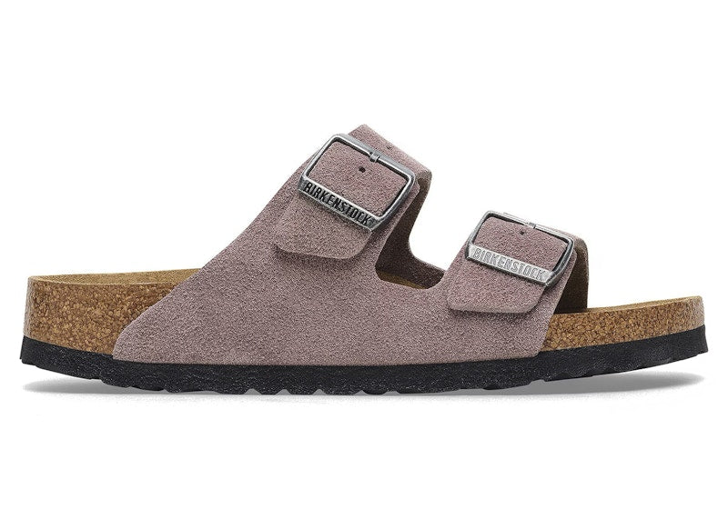 Birkenstock Arizona Soft Footbed Suede Faded Purple