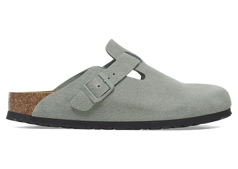 Birkenstock Boston Soft Footbed Suede Pure Sage