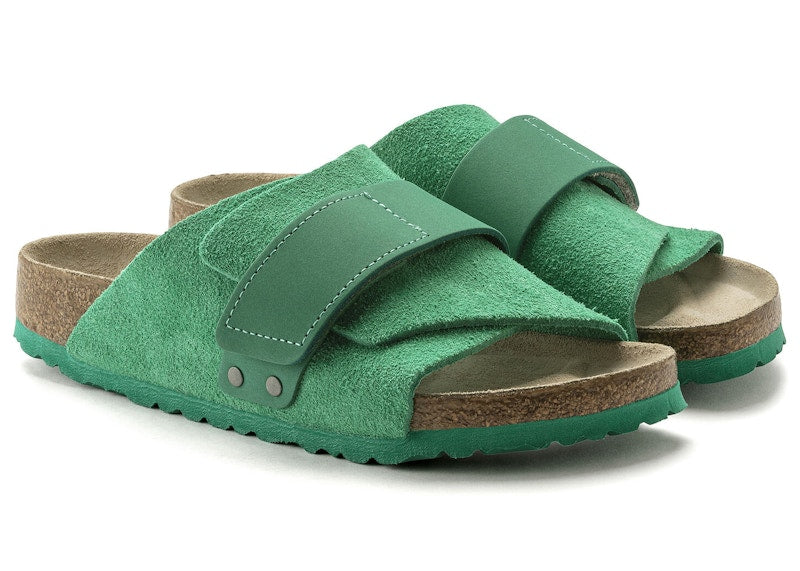 Birkenstock Kyoto Nubuck Suede Bold Green