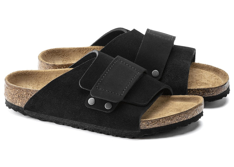 Birkenstock Kyoto Suede Black (Kids)