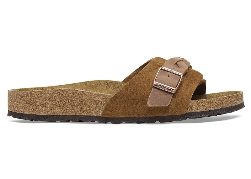 Birkenstock Oita Braided Suede Mink