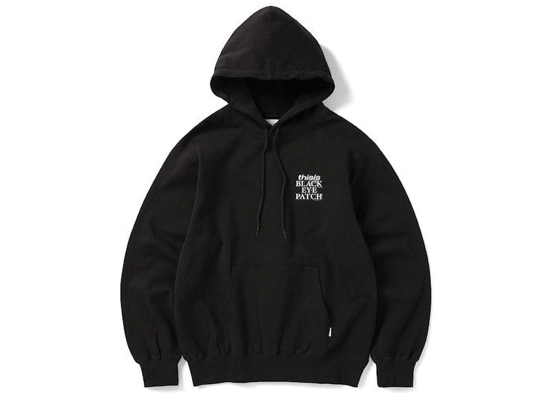 BlackEyePatch x Thisisneverthat OG Logo Hoodie Black