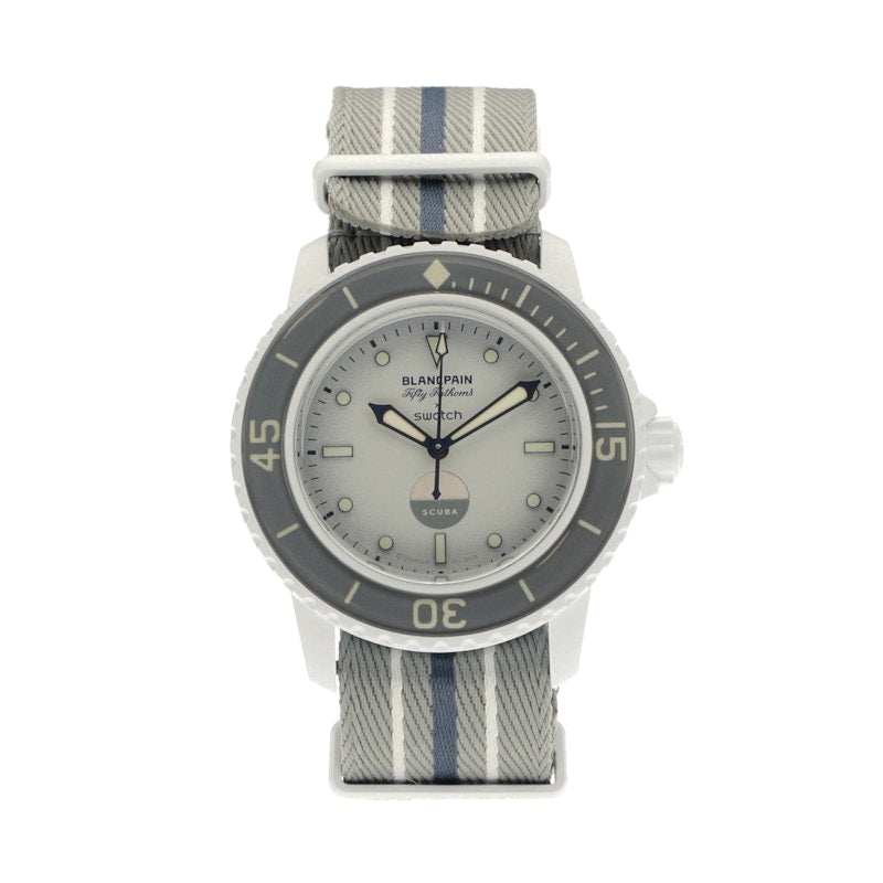 Blancpain x Swatch Scuba Fifty Fathoms Antarctic Ocean SO35S100 Grey SO35S100