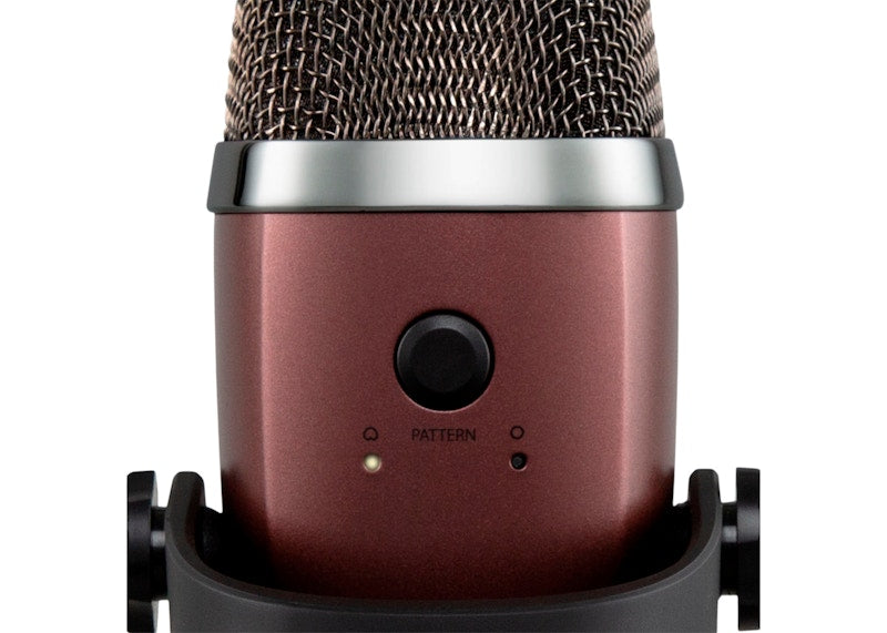Blue Yeti Nano Premium Wired Multi-Pattern USB Condenser Microphone 988-000087 Red Onyx