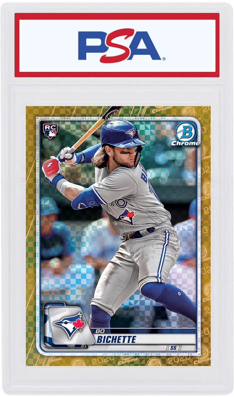 Bo Bichette 2020 Bowman Chrome X Rookie Gold X-Fractor /3 #50 (PSA or BGS Graded)