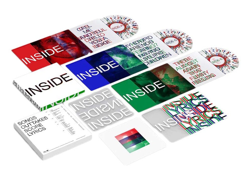 Bo Burnham Inside Spotify First Exclusive Deluxe 3XLP Vinyl Boxset Red/Green/Blue Splatter