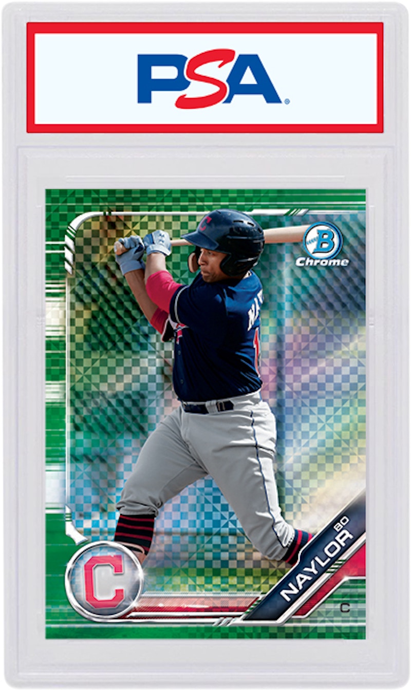 Bo Naylor 2019 Bowman Chrome X Green X-Fractor /31 BCP-194 (PSA or BGS Graded)