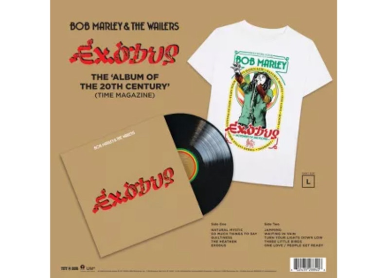 Bob Marley & The Wailers Exodus Target Exclusive LP Vinyl Black