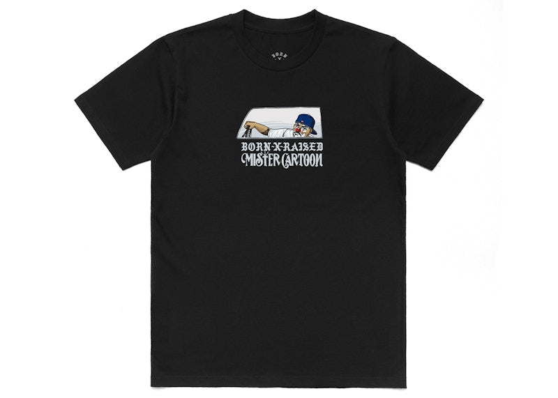 Born X Raised x Mister Cartoon Cruiser Tee Black