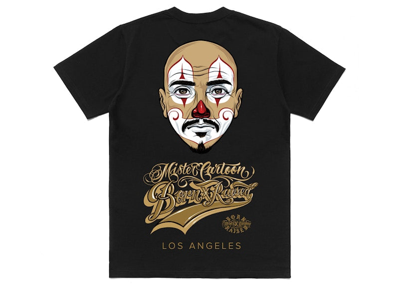 Born X Raised x Mister Cartoon Pelon Tee Black