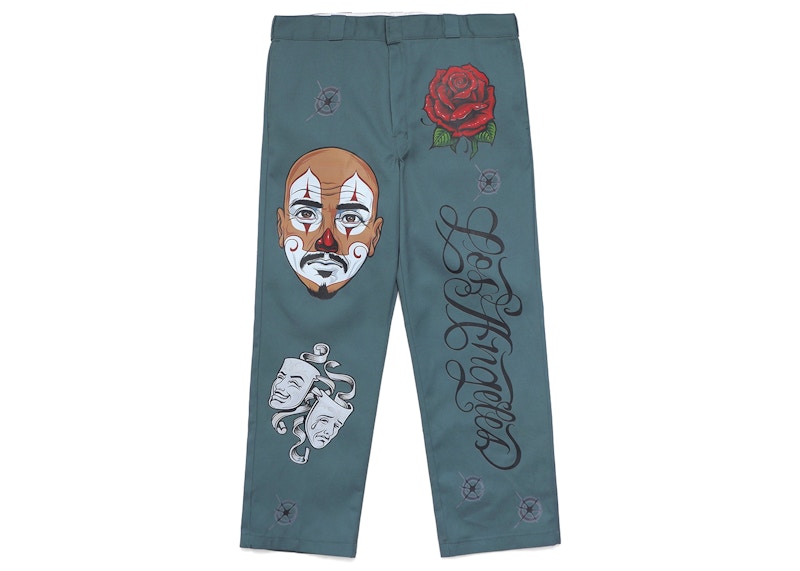 Born X Raised x Mister Cartoon x Dickies Work Pants Green