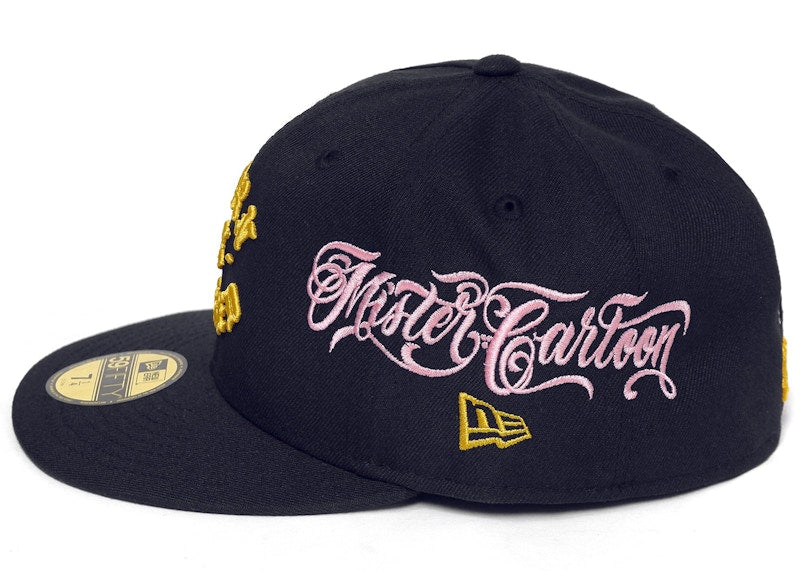 Born X Raised x Mister Cartoon x New Era Rocker 59Fifty Fitted Hat Navy