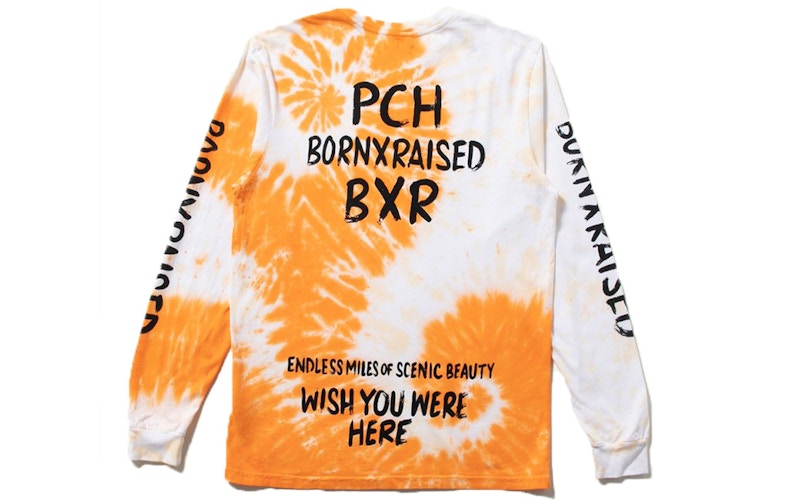 Born X Raised x Union Wish You Were Here L/S Tee Tie Dye
