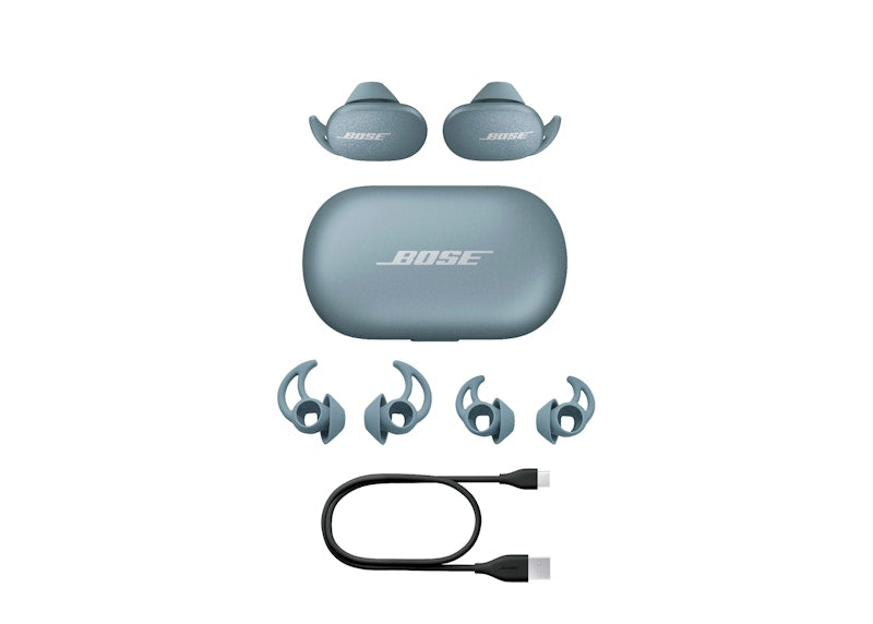 BOSE QuietComfort Earbuds True Wireless Noise Cancelling In-Ear Headphones (831262-0030) Stone Blue
