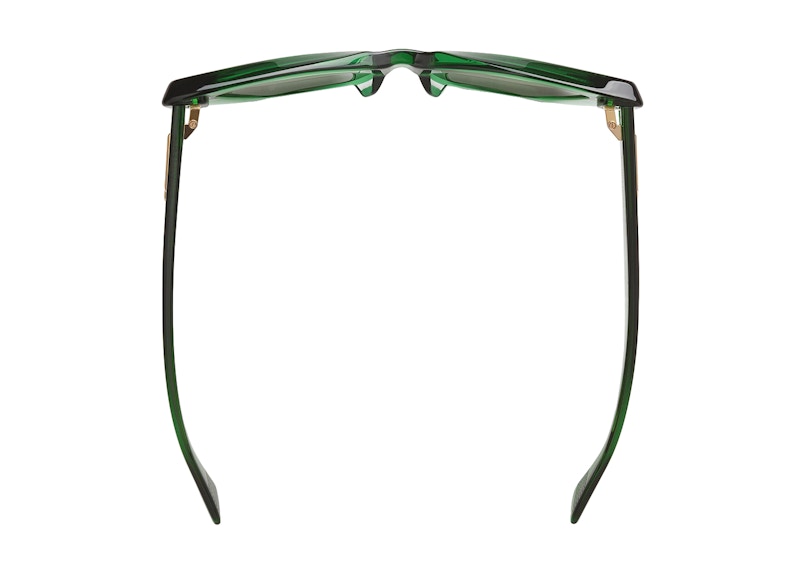 Bottega Veneta Angle Cat-Eye Sunglasses Green/Green (660165V2Q303344)