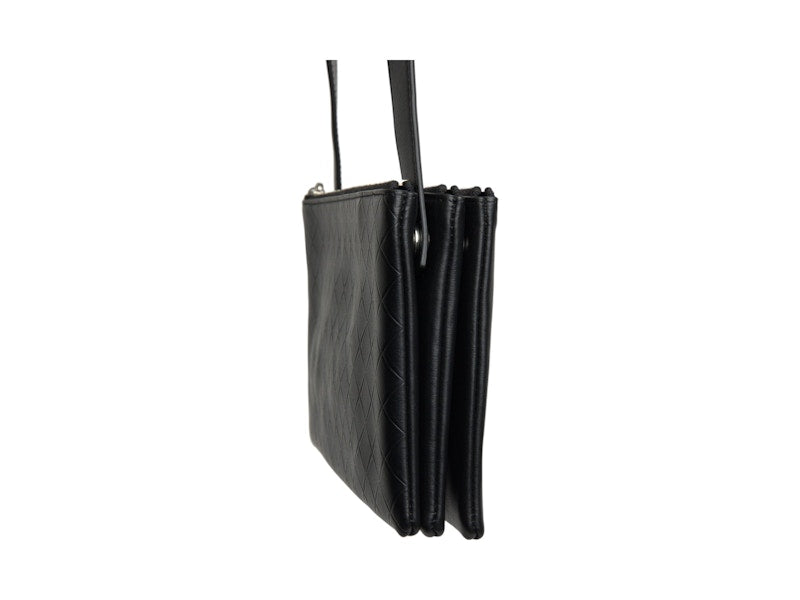 Bottega Veneta Antarsio Leather Crossbody Bag Black