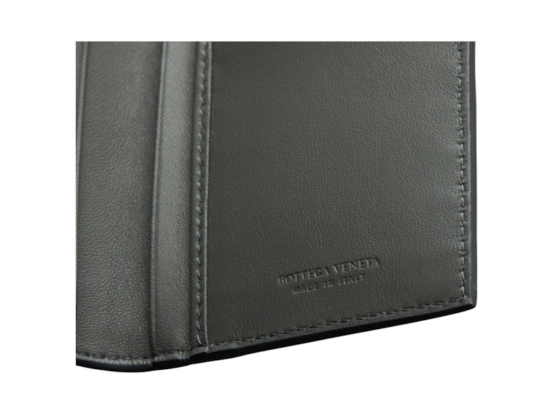 Bottega Veneta Bi-fold Long Wallet Grey