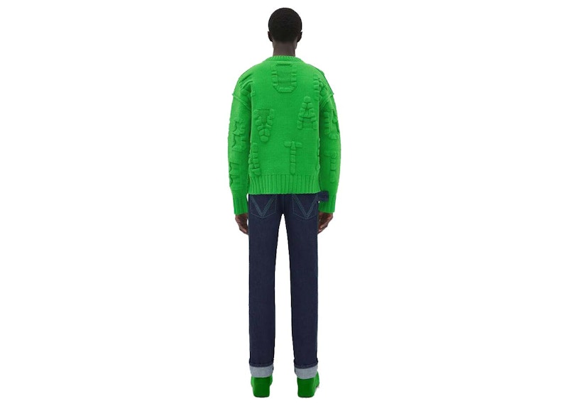 Bottega Veneta "Bottega Veneta" Embossing Sweater Parakeet