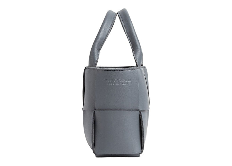 Bottega Veneta Candy Arco Tote Bag Micro Intreccio Thunder