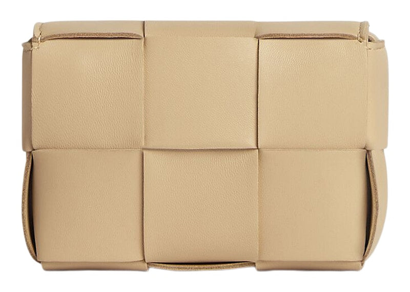 Bottega Veneta Candy Cassette Crossbody Bag Mini Intreccio Porridge