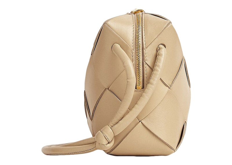 Bottega Veneta Cassette Camera Bag Small Intreccio Porridge