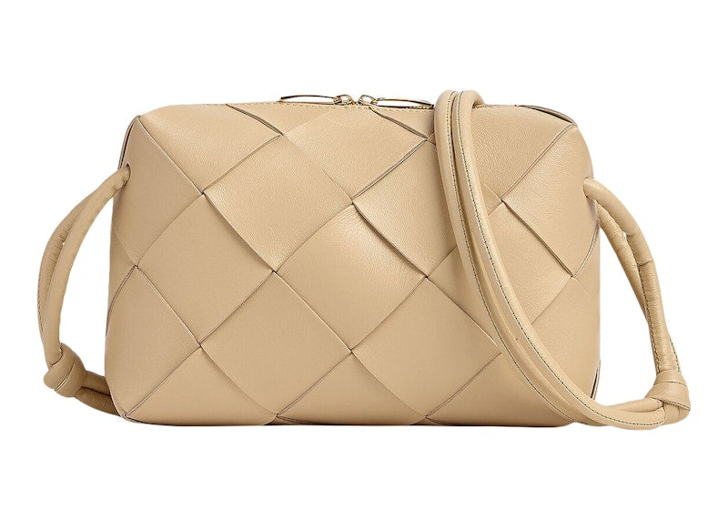 Bottega Veneta Cassette Camera Bag Small Intreccio Porridge